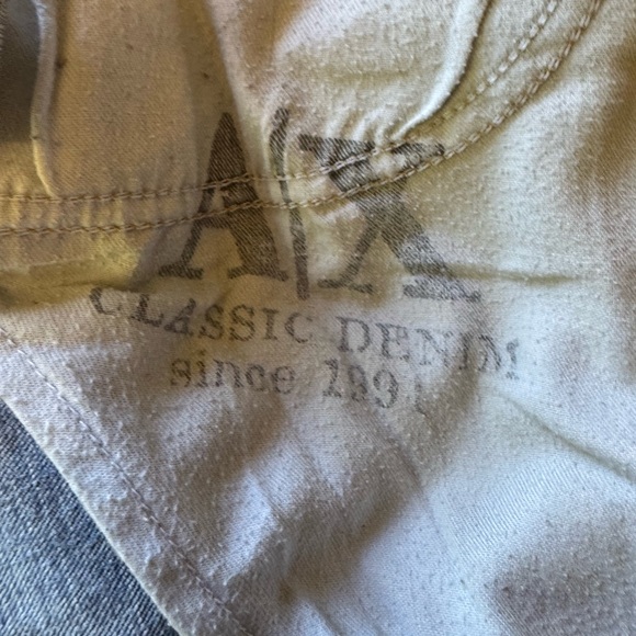 A/X ARMANI EXCHANGE Men’s Distressed Straight Leg Blue Jeans. Size 36 Long - Picture 5 of 9